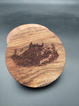 Acacia Coaster - Set of 4 - Boar