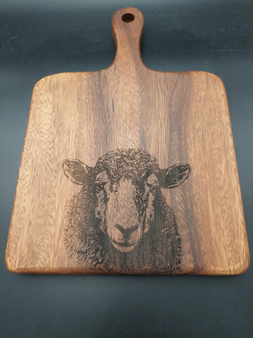 Square Pizza Board - 250mm... Sheep