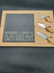 Slate Cheese Board - Dog and Sheep