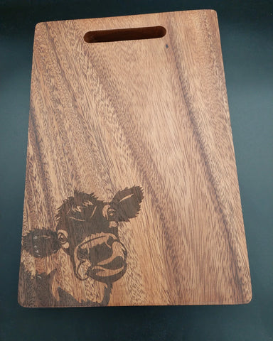 Chopping Board Medium - Cow in the corner