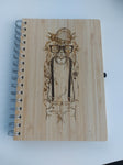 Bamboo notebook ...Very cool cat