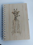 Bamboo notebook ...Giraffe..