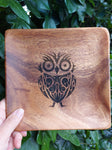 Square plate... Owl